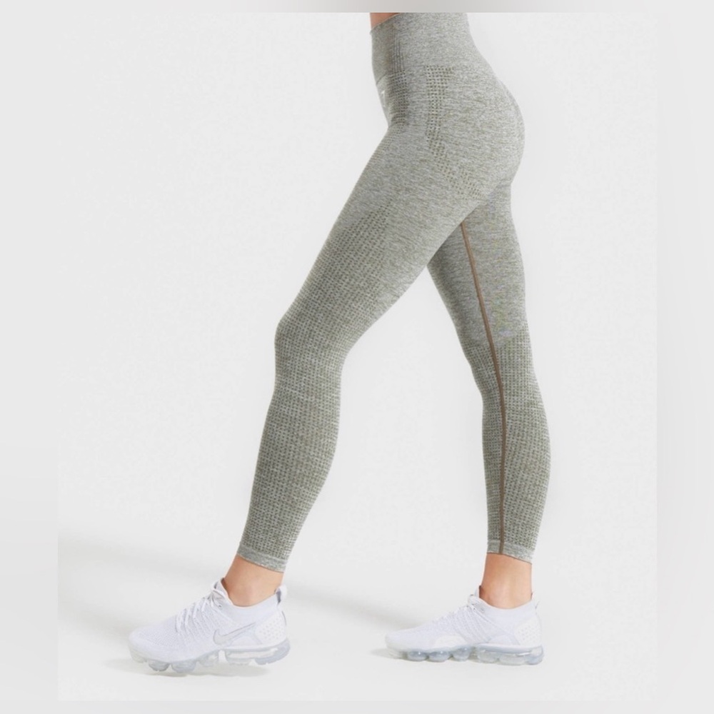 Gymshark Grey Seamless Textured Leggings